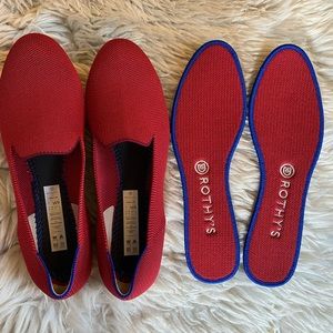 Rothy’s Red Loafers Size 9